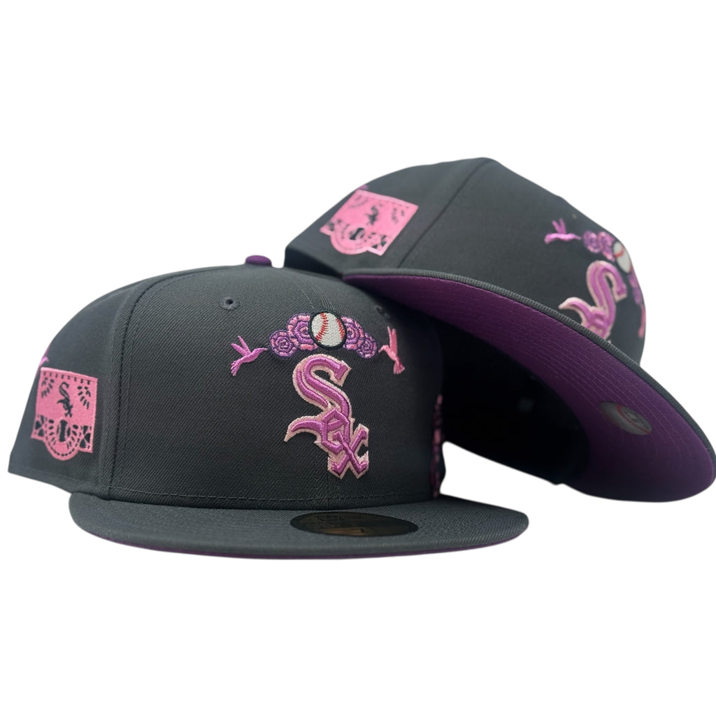 Chicago White Sox Day of the Dead Graphite 59FIFTY Fitted