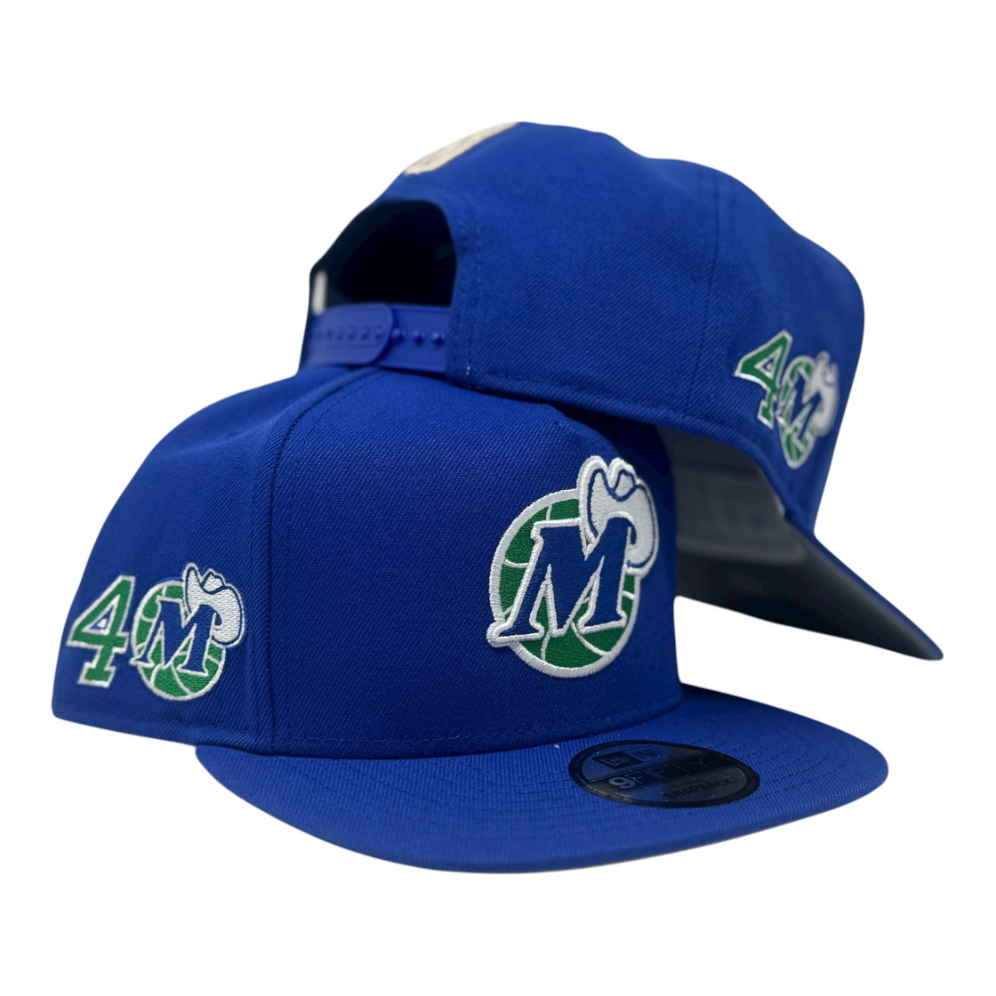 Dallas Mavrick's Hardwood Classics Team Snapback Hat-Royal