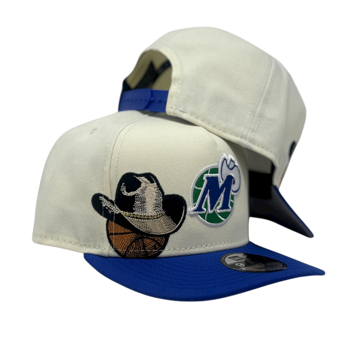 Dallas Mavrick's Hardwood Classics Team Snapback Hat-Chrome