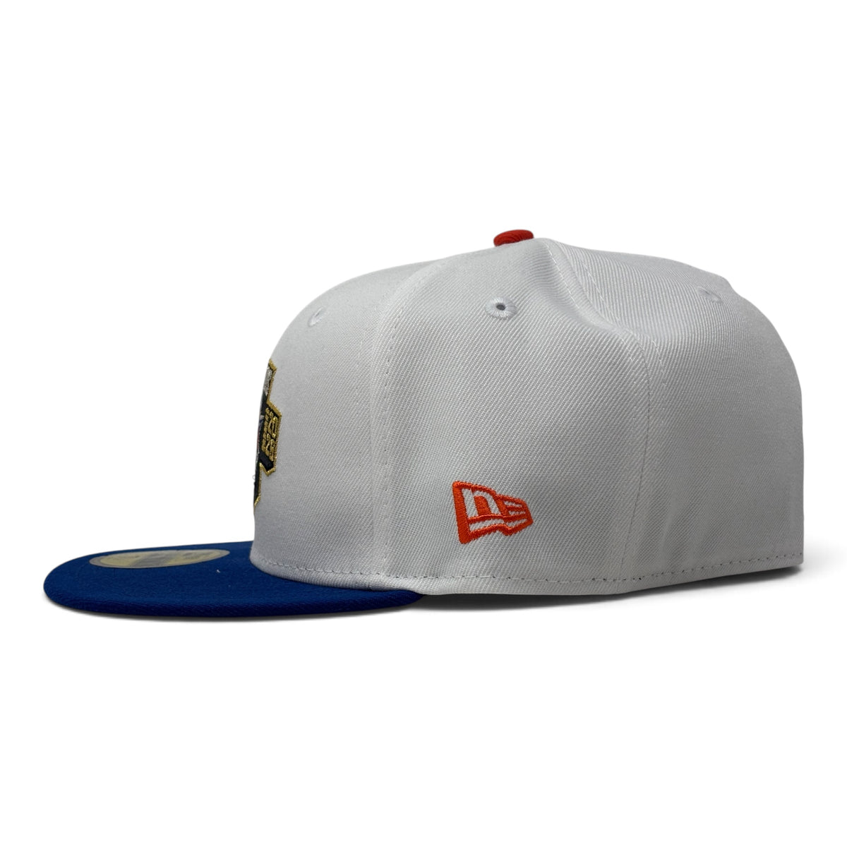 New York Knicks 2026 NBA Champions New Era Fitted Hats- White Royal Blue