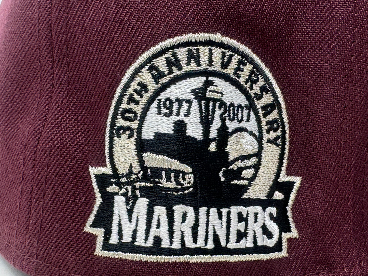 Seattle Mariners 30th Anniversary New Era Fitted Hats-Maroon