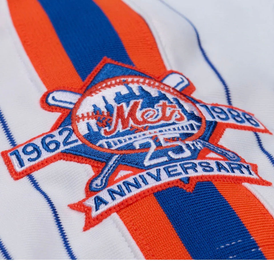 Keith Hernandez New York Mets 1986 White Authentic Jersey