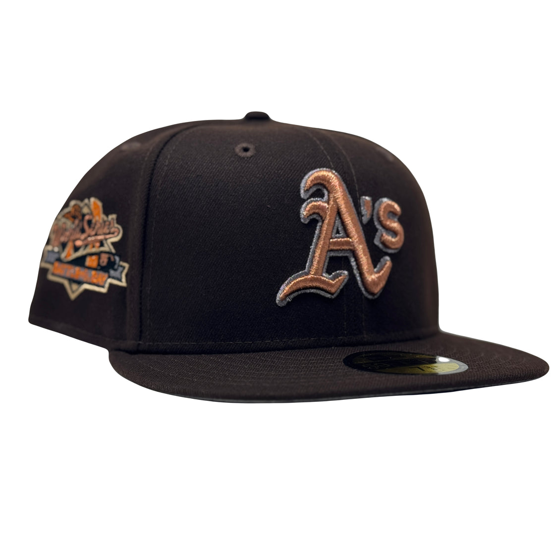 Oakland Athletics 1989 World Series Deep Brown New Era Fitted Hats