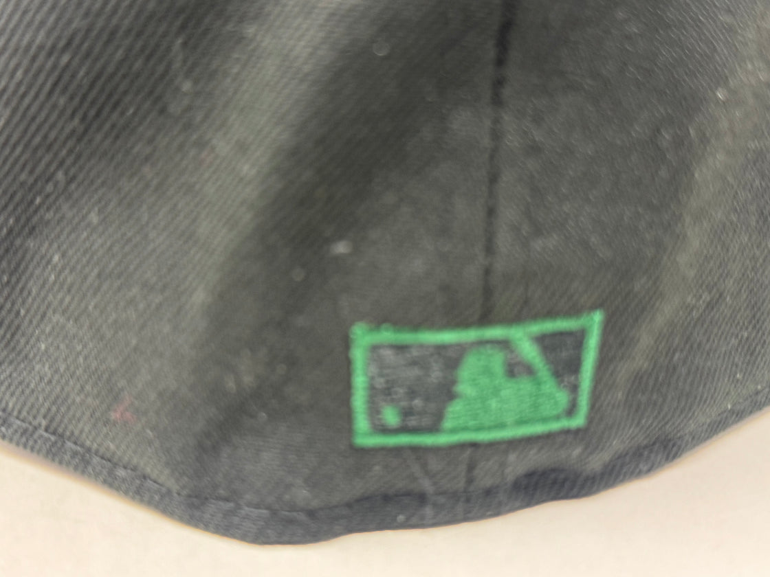 Oakland Athletics Rickey Handerson Field New Era Fitted Hat-Black