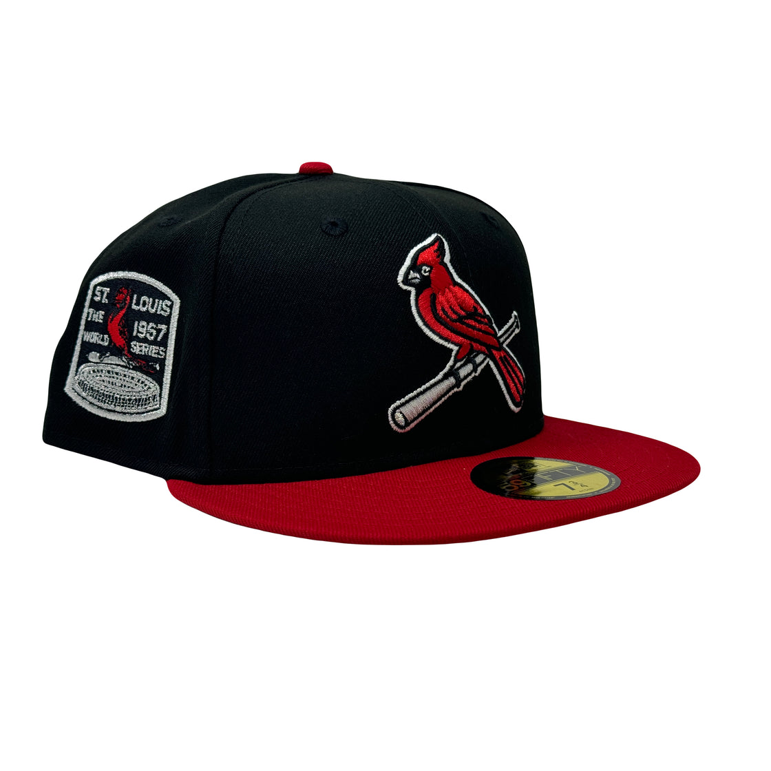 St. Louis Cardinals 1967 World Series Black 5950 Gray Brim New Era Fitted Hat