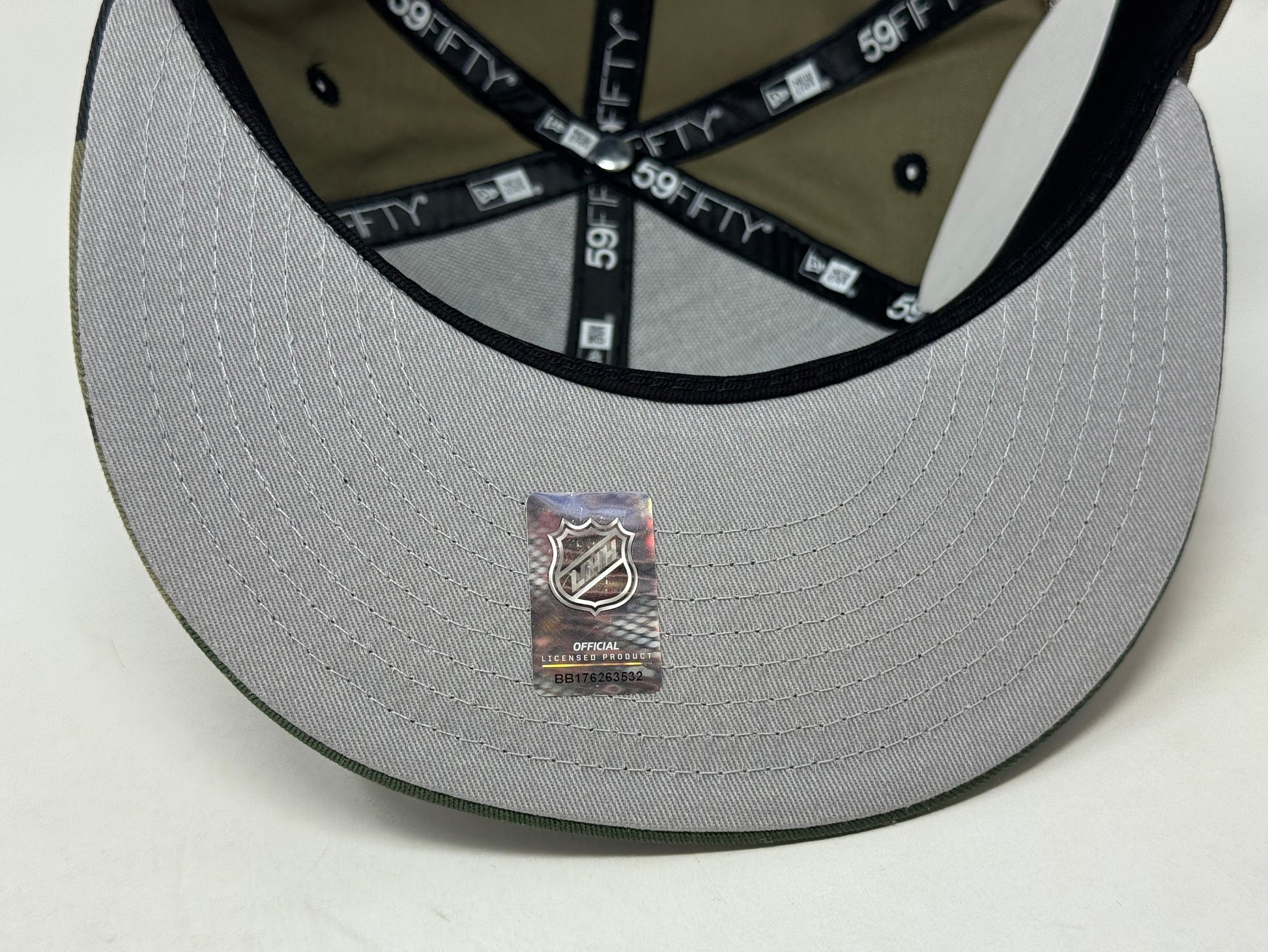 Anaheim Ducks Woodland Camouflage Fitted Hats