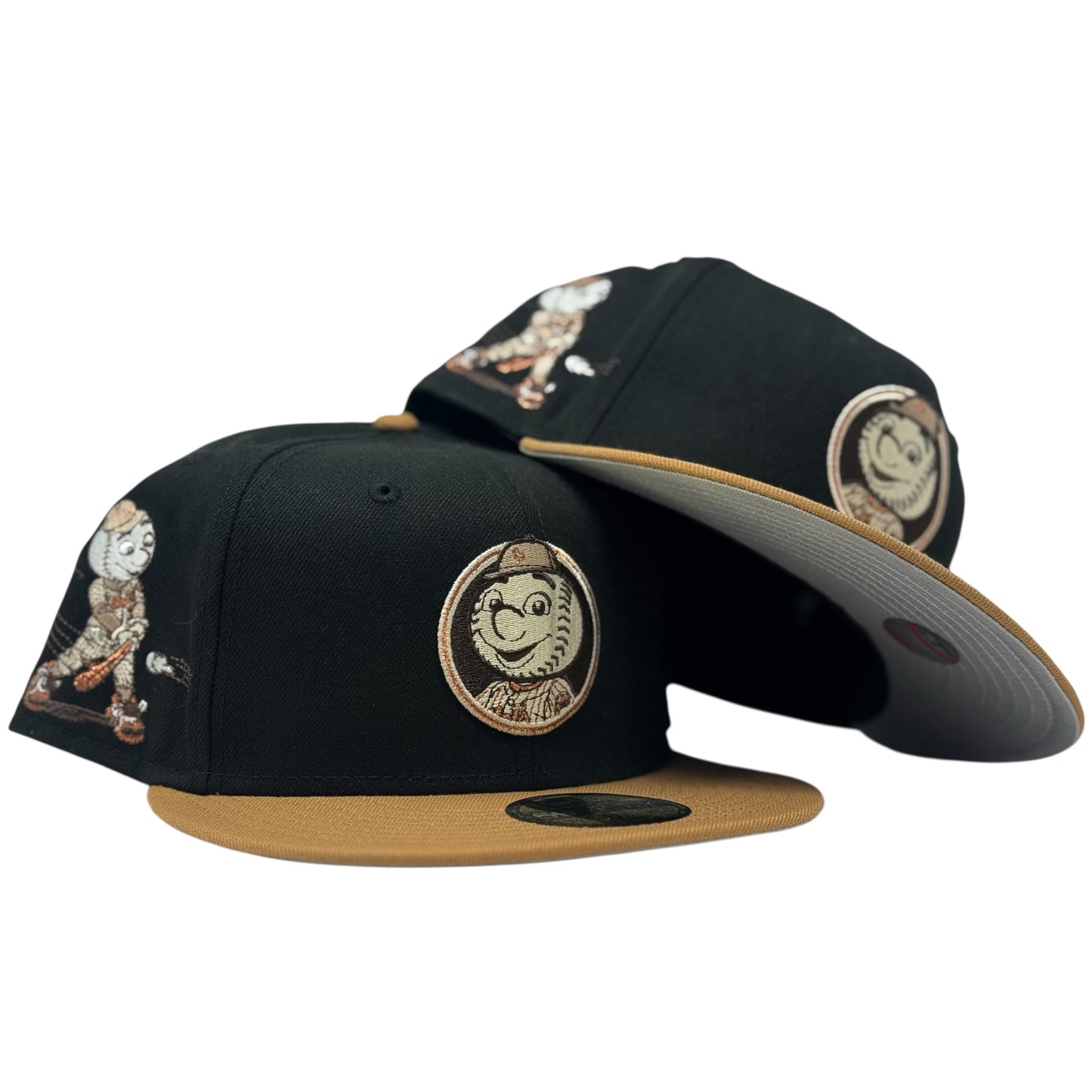 New York Mets  Mr. Mets Man New Era Fitted Hat