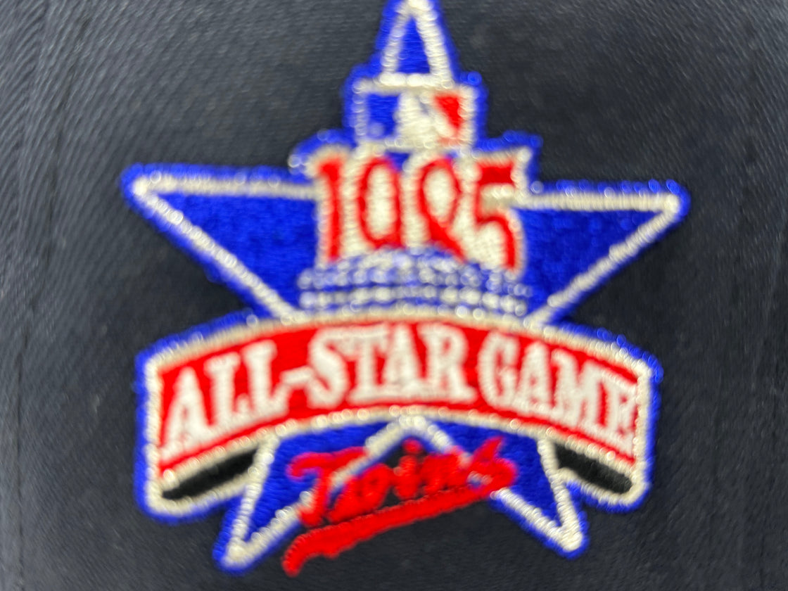 Minnesota Twins 1985 All Star Game Fitted Hat-Navy