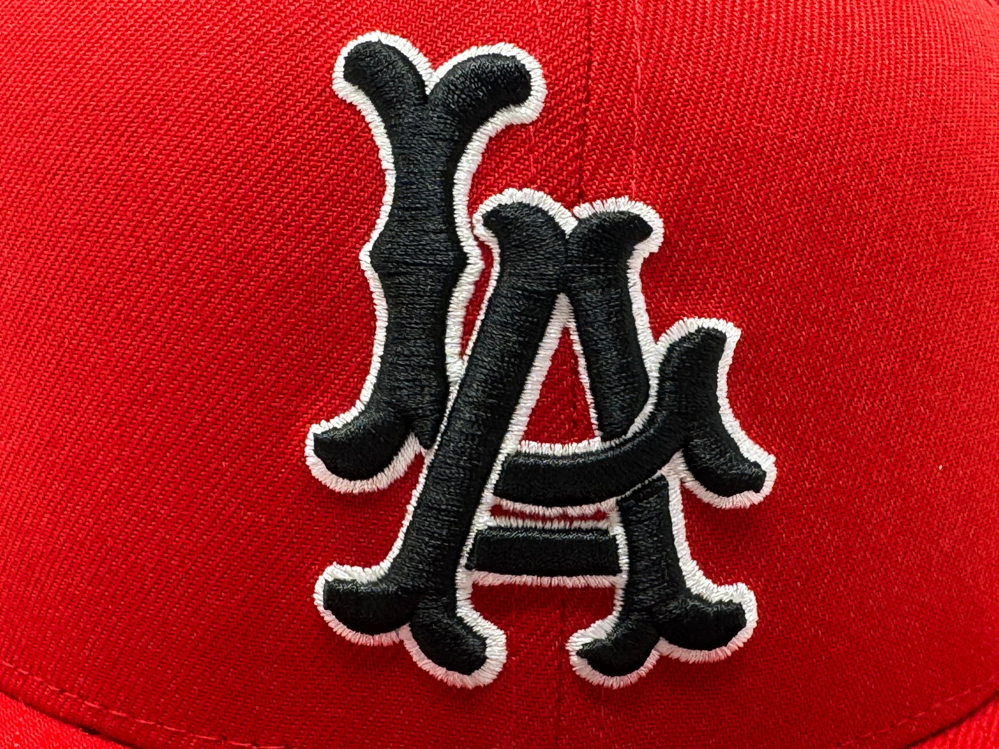 Los Angeles Angels 50th Anniversary Snapbacks Hat-Red
