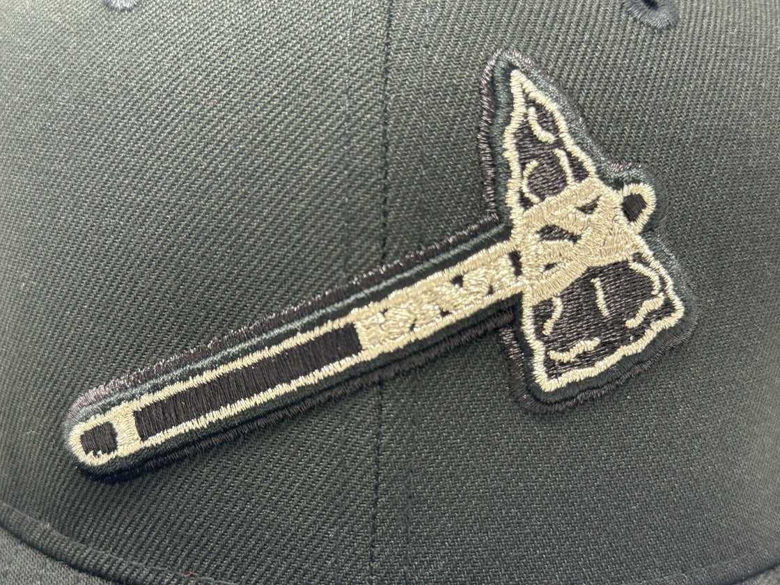 Atlanta Braves 1995 World Series WELCOME TO THE SHOW Fitted Hat-Black