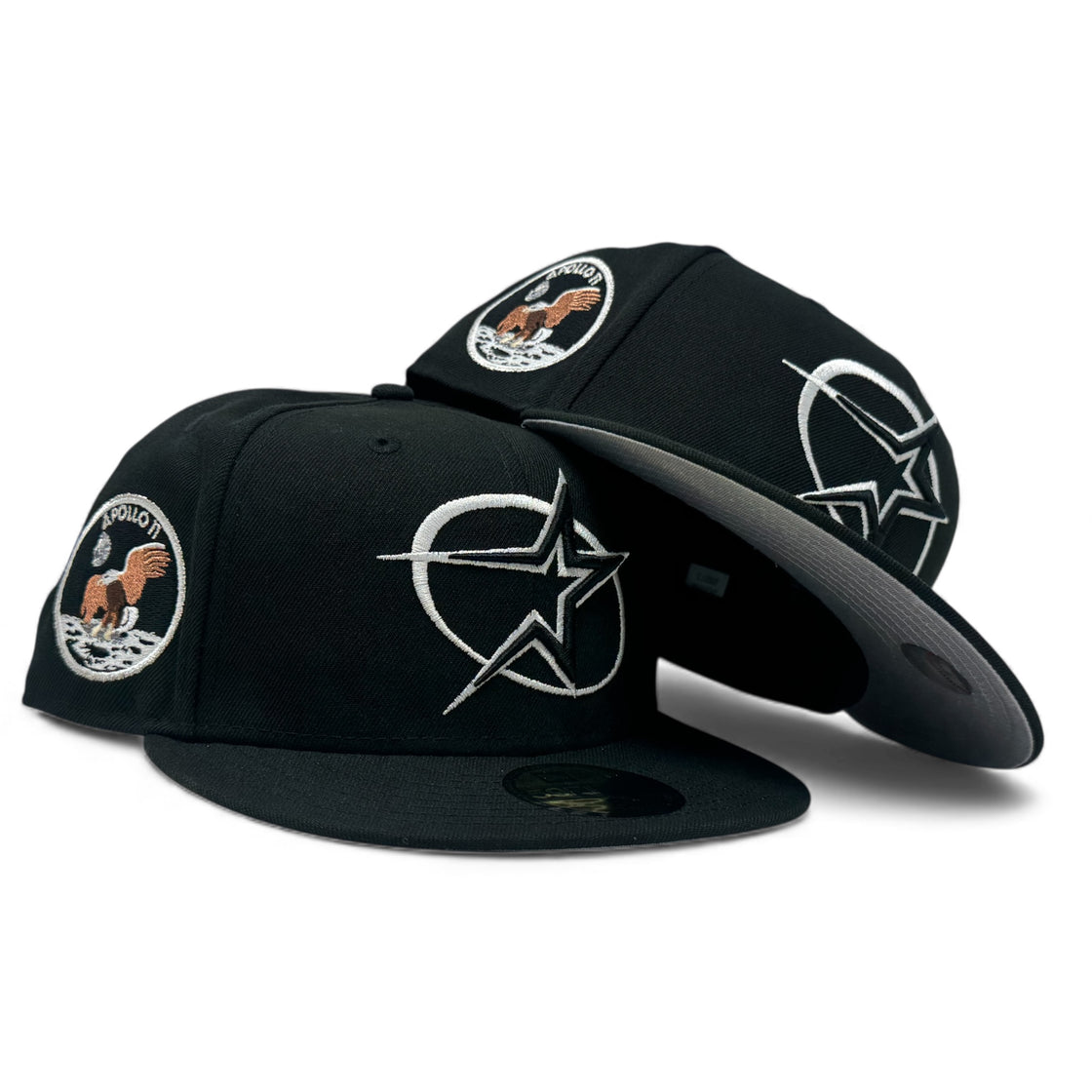 Houston Astros Apollo 11 Fitted Hat-Black