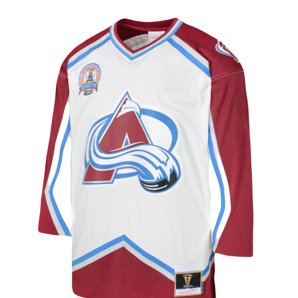 Colorado Avalanche 2000 Authentic Hockey Jersey Mitchell & Ness Blue Line Joe Sakic