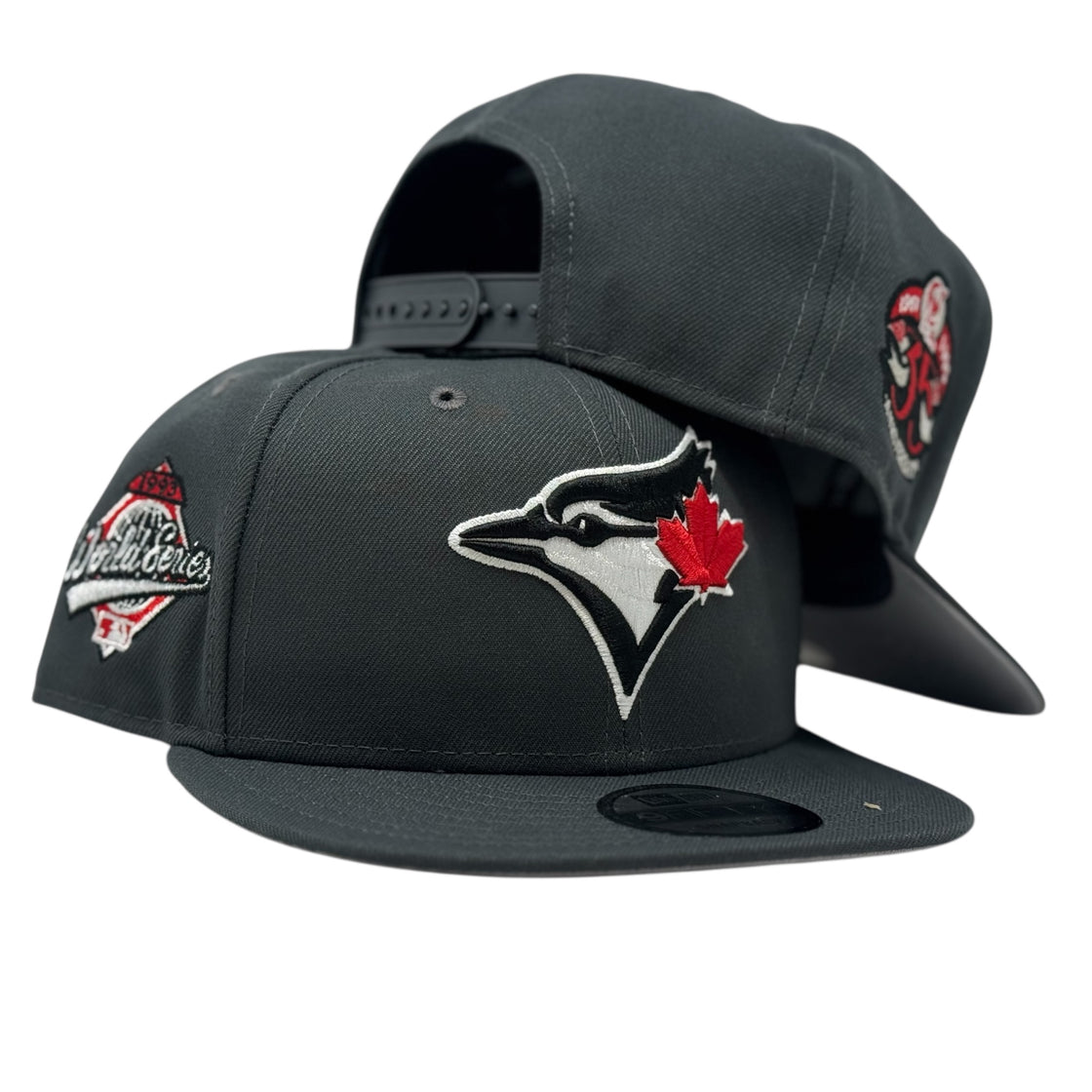 Toronto Blue Jays 1993 World Series Snapback Hat-Dark Gray