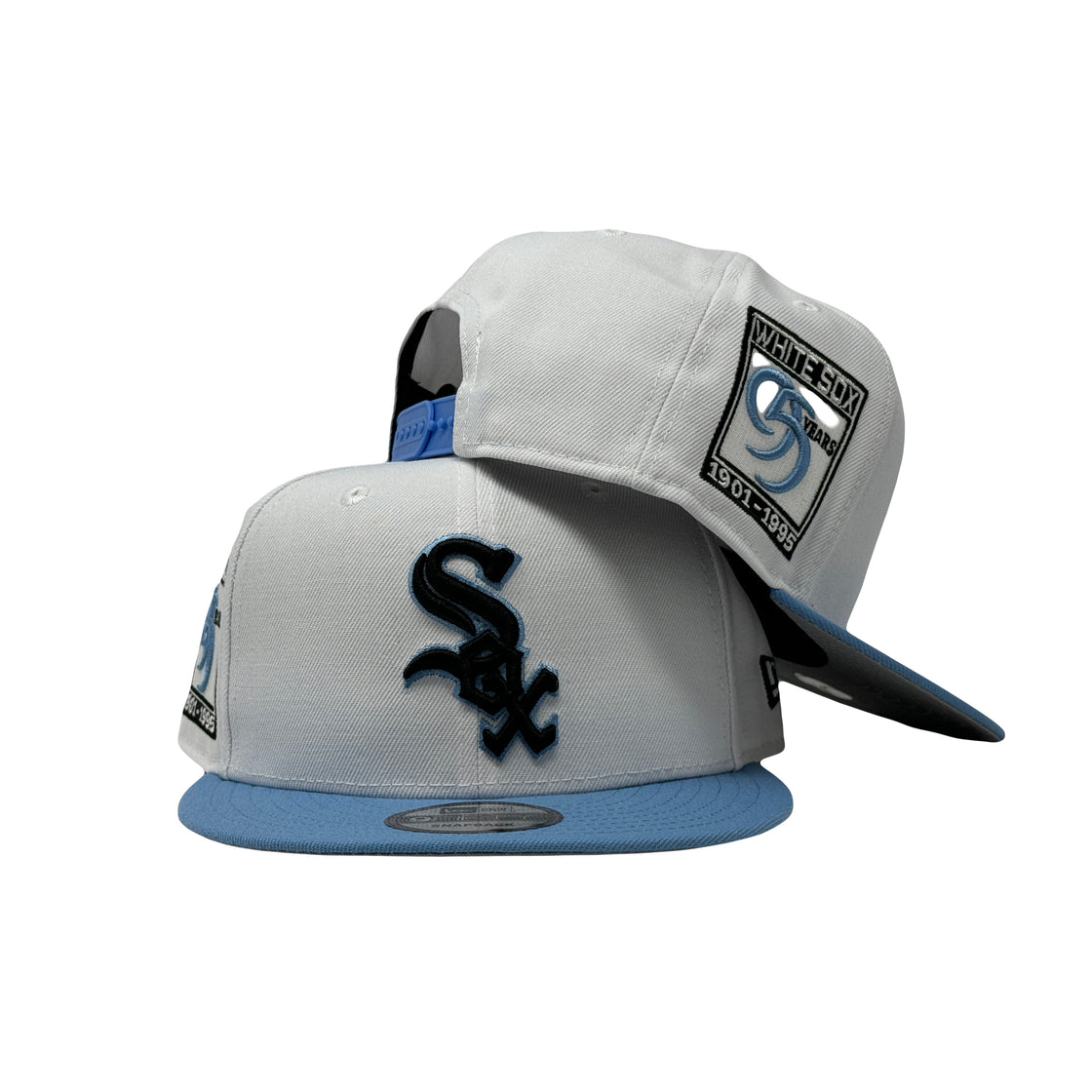 Chicago White Sox 95th Anniversary White Sky Blue 9Fifty New Era Snapback Hat