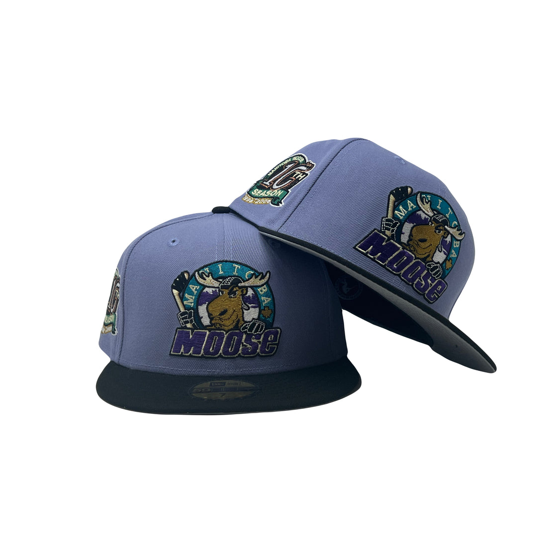 Manitoba Moose 10th Anniversary American Hockey League 5950 New Era Fitted Hat
