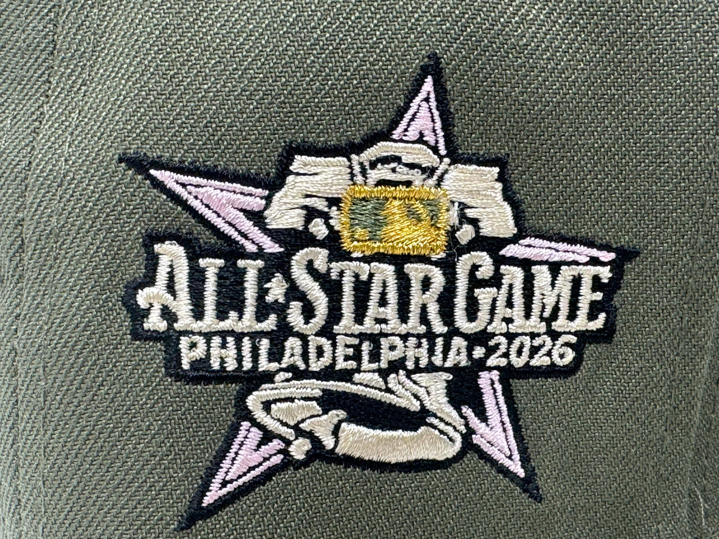 New York Yankees 2026 All Star Game "Star Pack" Pink Brim Fitted Hats-Olive