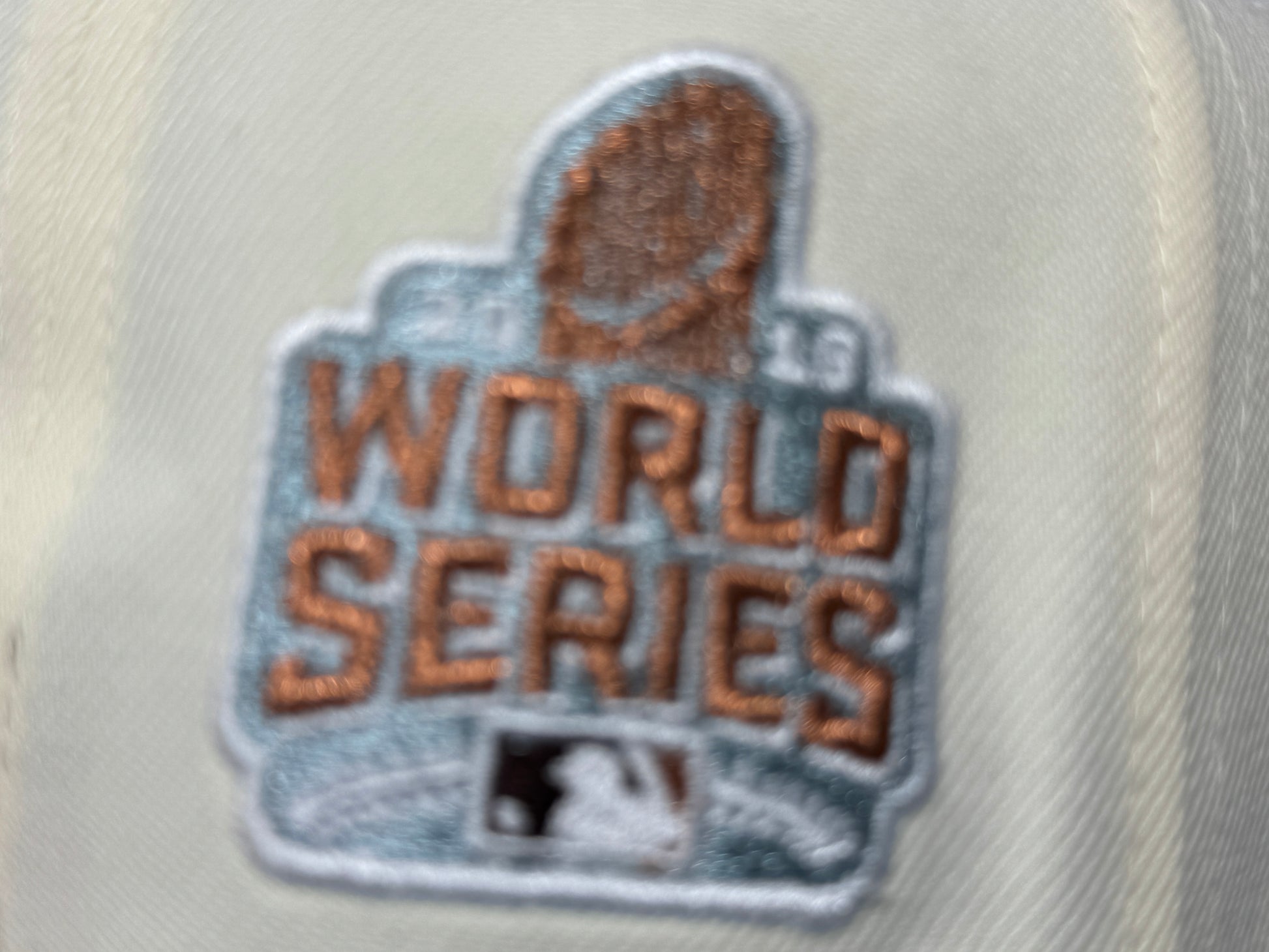 Chicago Cubs 2016 World Series Off White Walnut Visor New Era Fitted Hats