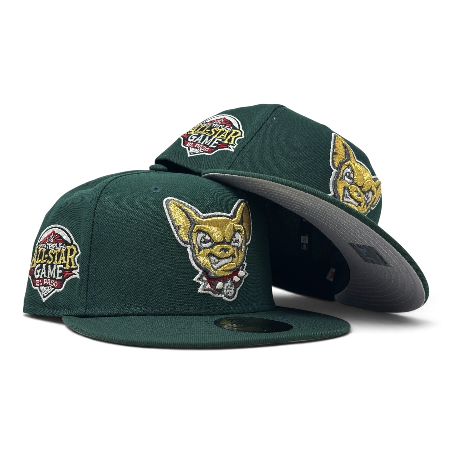 El Paso Chihuahuas 2019 MiLB ASG Patch New Era 59FIFTY Fitted Hat-Green