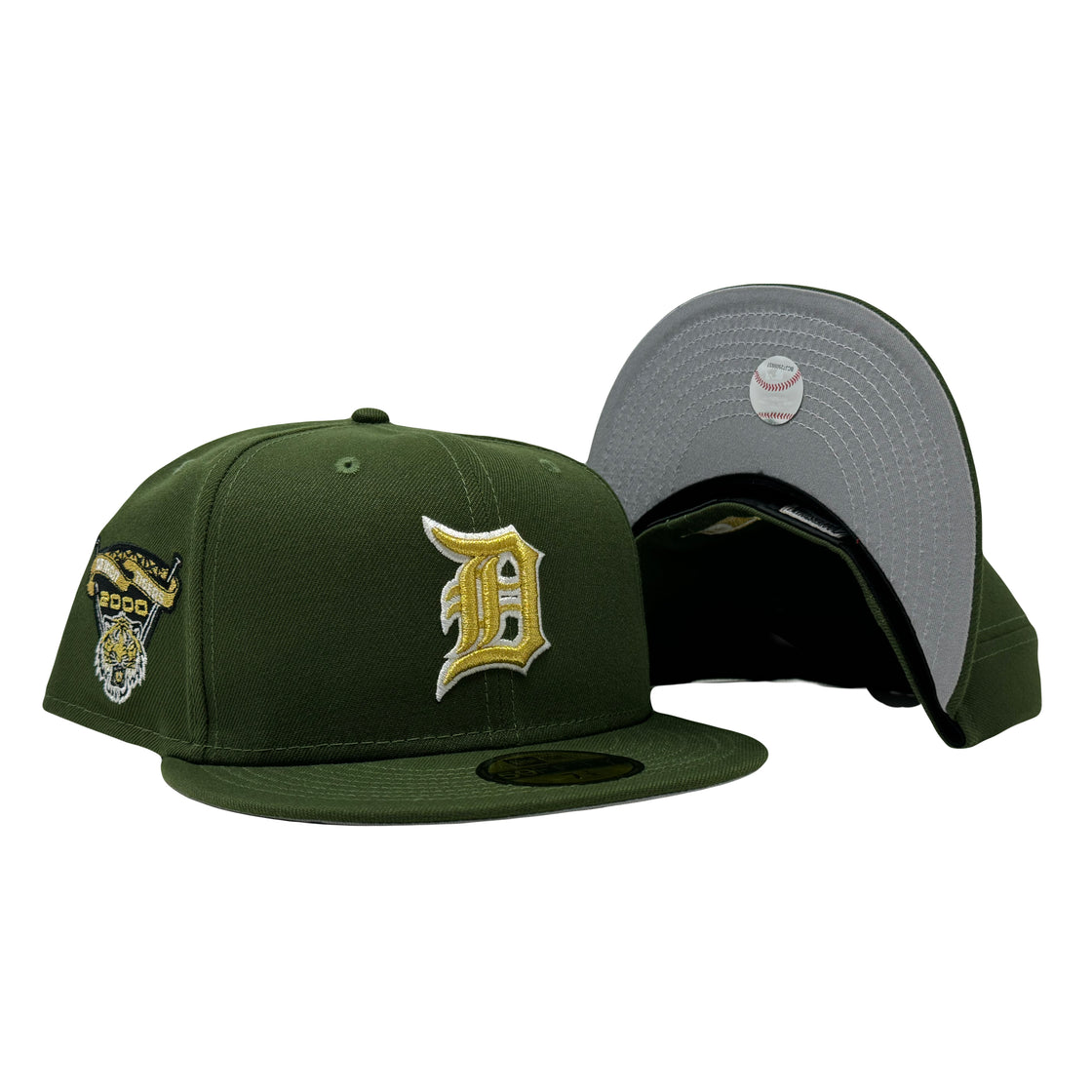 Detroit Tigers 2000 All Star Game Dark Olive Green 59Fifty New Era Fitted Hat