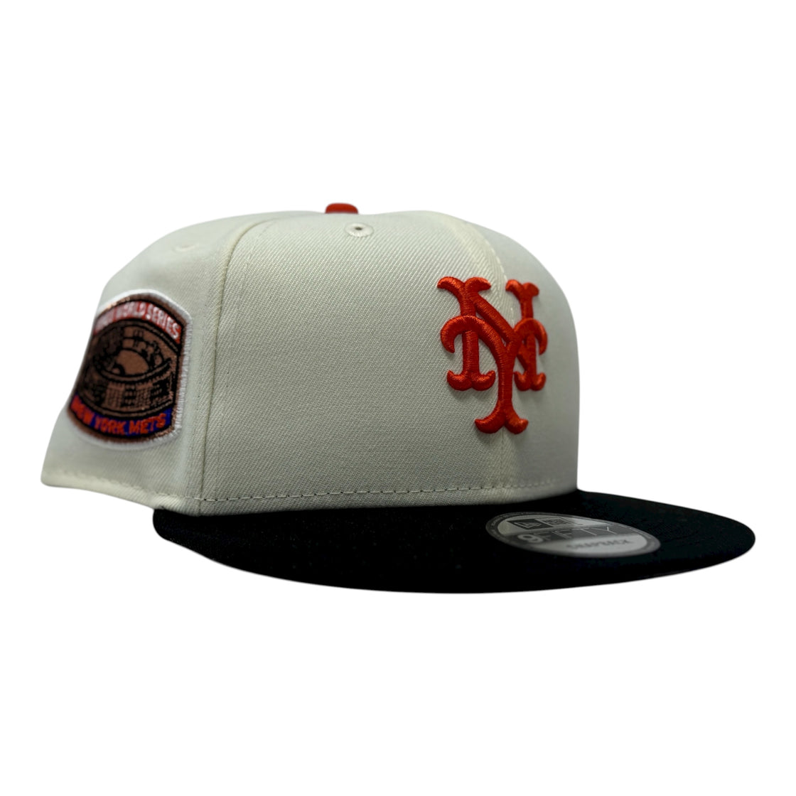 New York Mets 1969 World Series Fitted Hats-Off White Black
