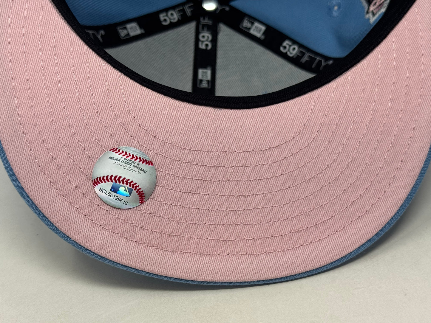 New York Yankees "Cherry Blossom Pack" Fitted Hat-Sky Blue