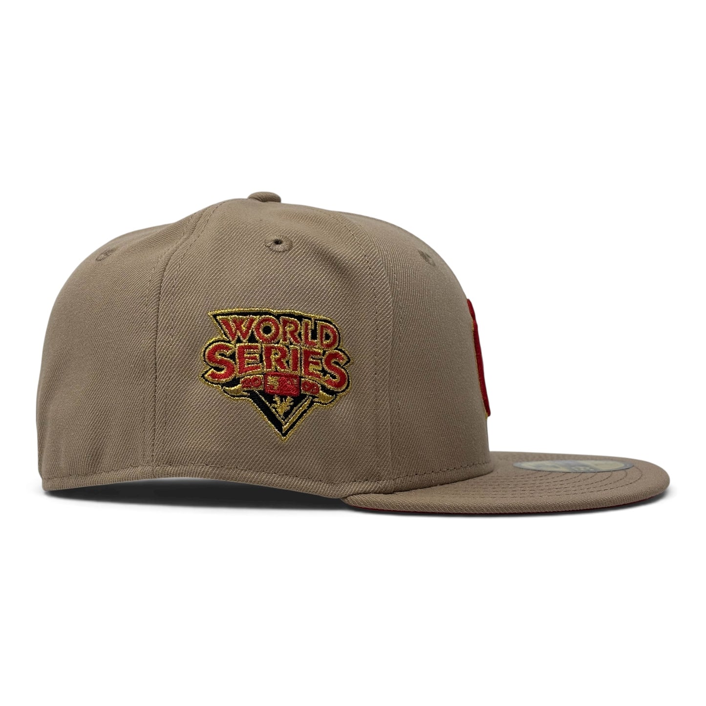 New York Yankees 2009 World Series Red Brim Fitted Ha-Camel