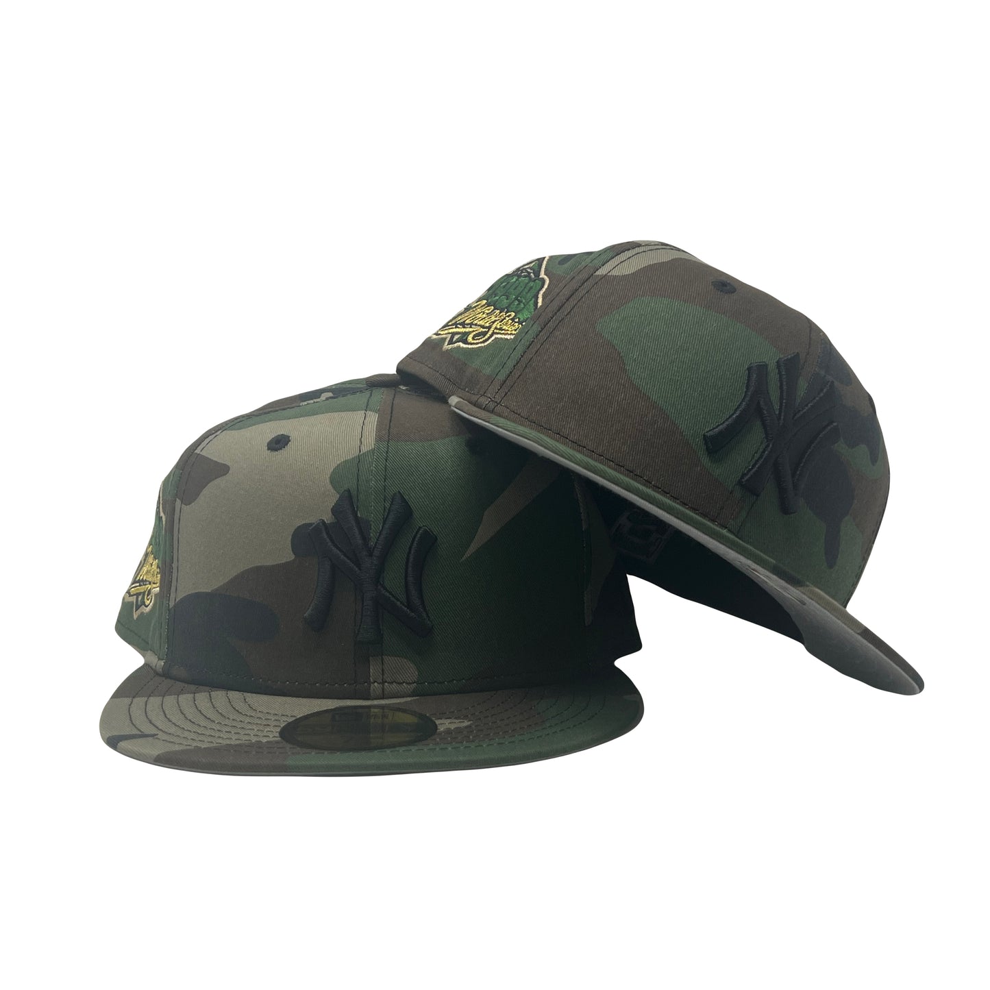 New York Yankees 1999 World Series Woodland Camouflage New Era Fitted Hat