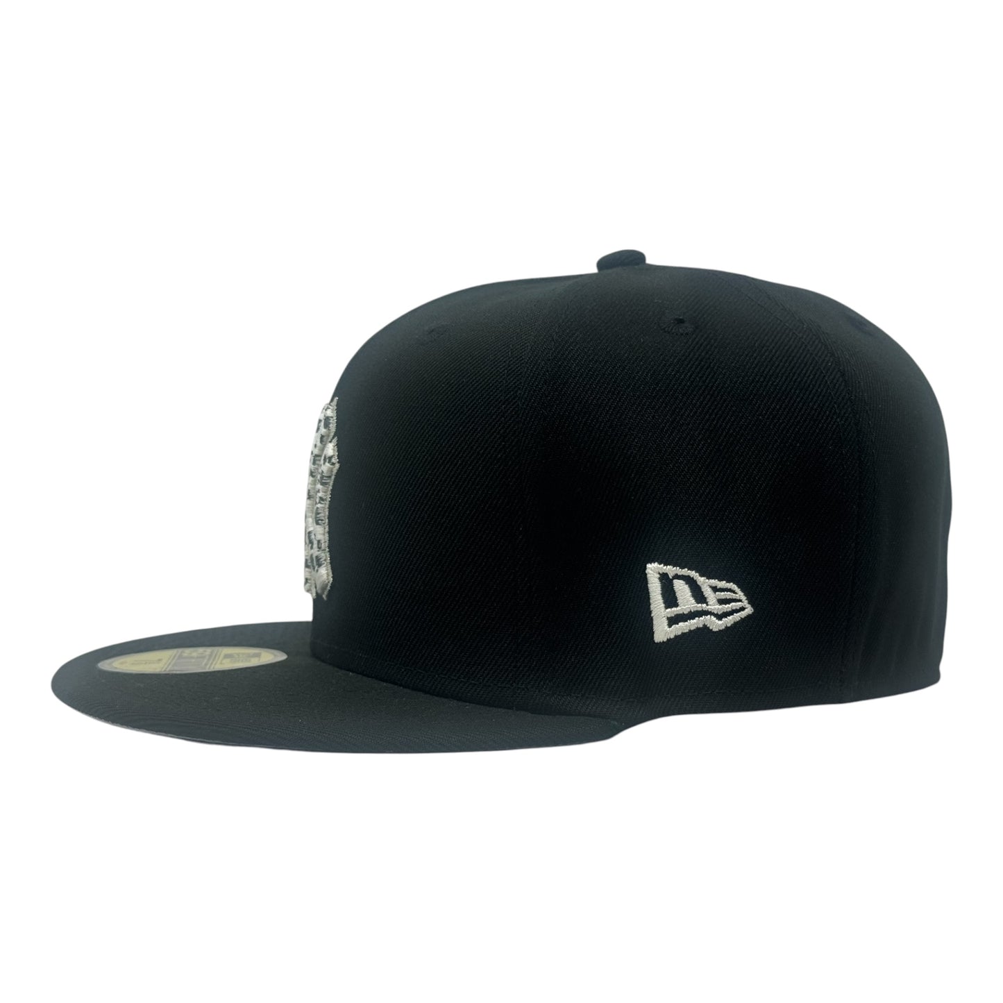 New York Yankees 75th Anniversary "Cow Print" Fitted Hat -Black