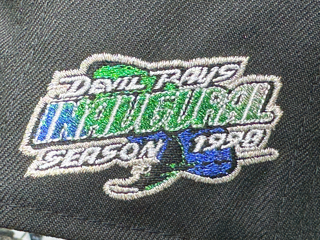 Tampa Bay Devil Rays 1998 Inaugural Season Black Kelly Green 59Fifty New Era Fitted Hat