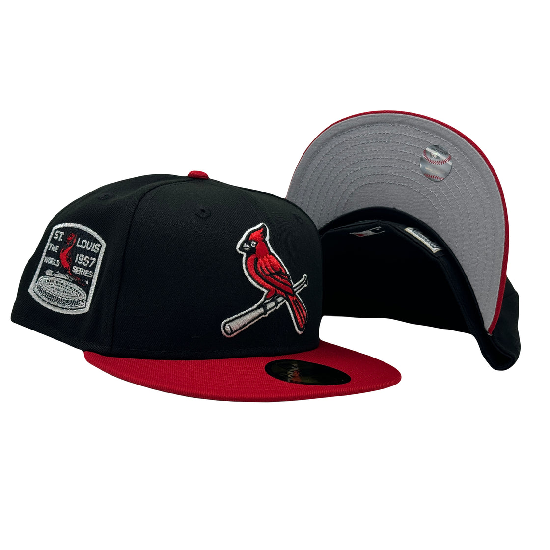 St. Louis Cardinals 1967 World Series Black 5950 Gray Brim New Era Fitted Hat