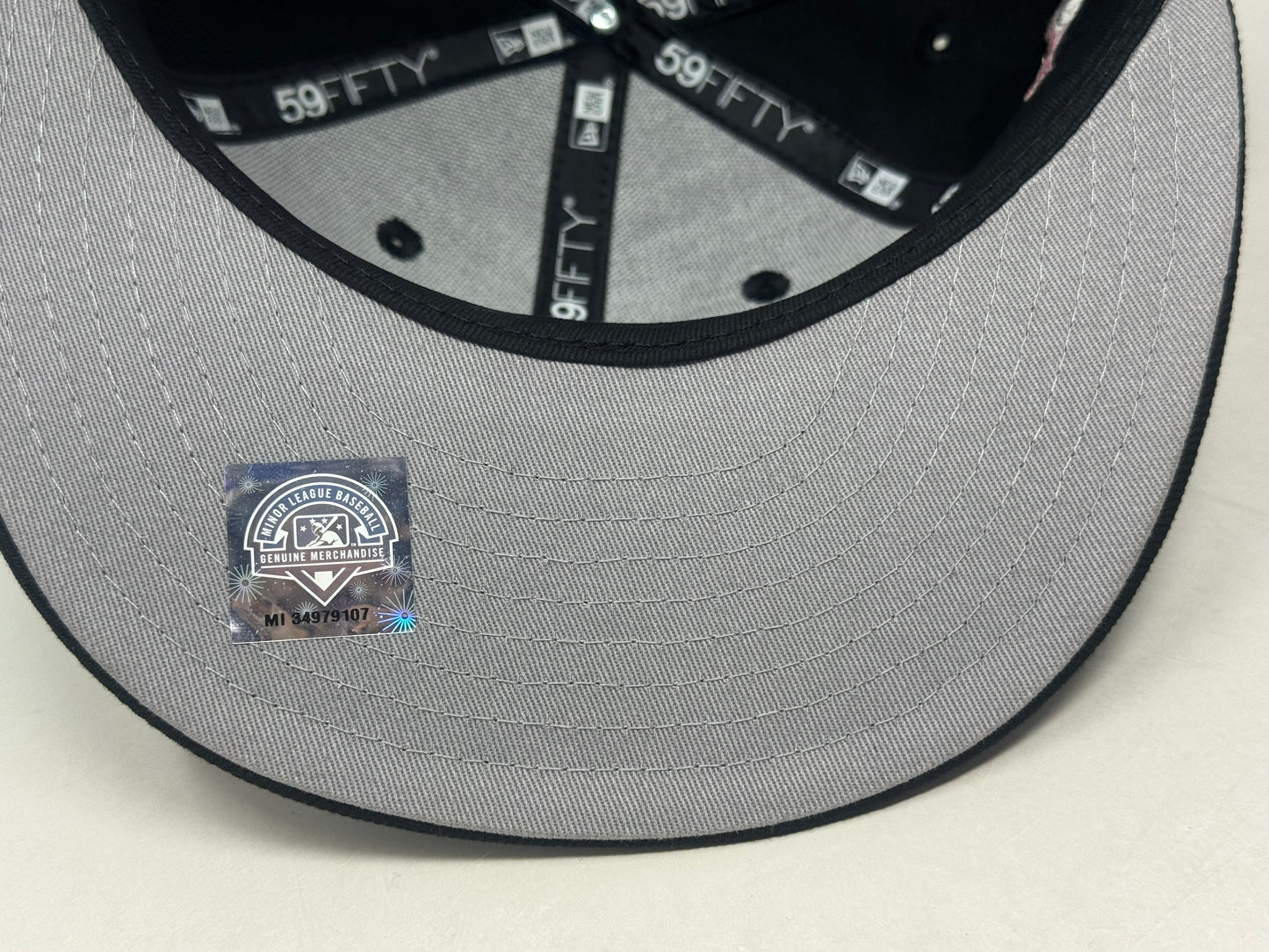 Memphis Red Birds Minor League New Era Fitted Hat-Black Lava