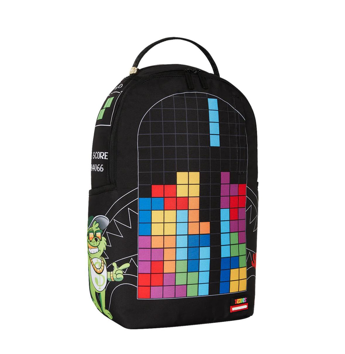 Tetris With Diablo And Money Bear Backpack