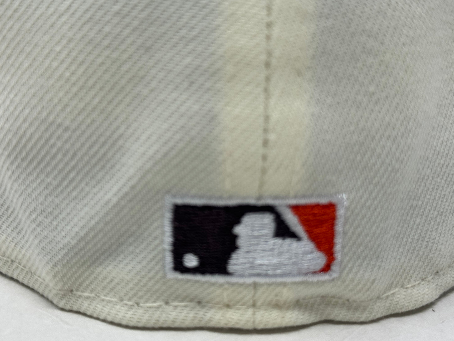 New York Mets 1969 World Series Fitted Hat-Off white Brown