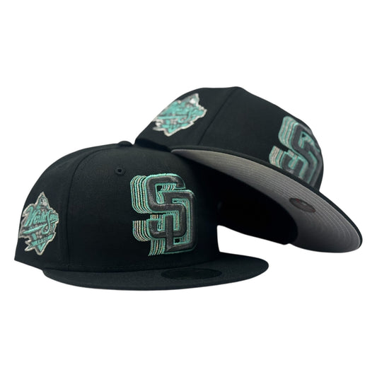 San Diego Padres 1998 World Series Shadow Logo New Era Fitted Hat