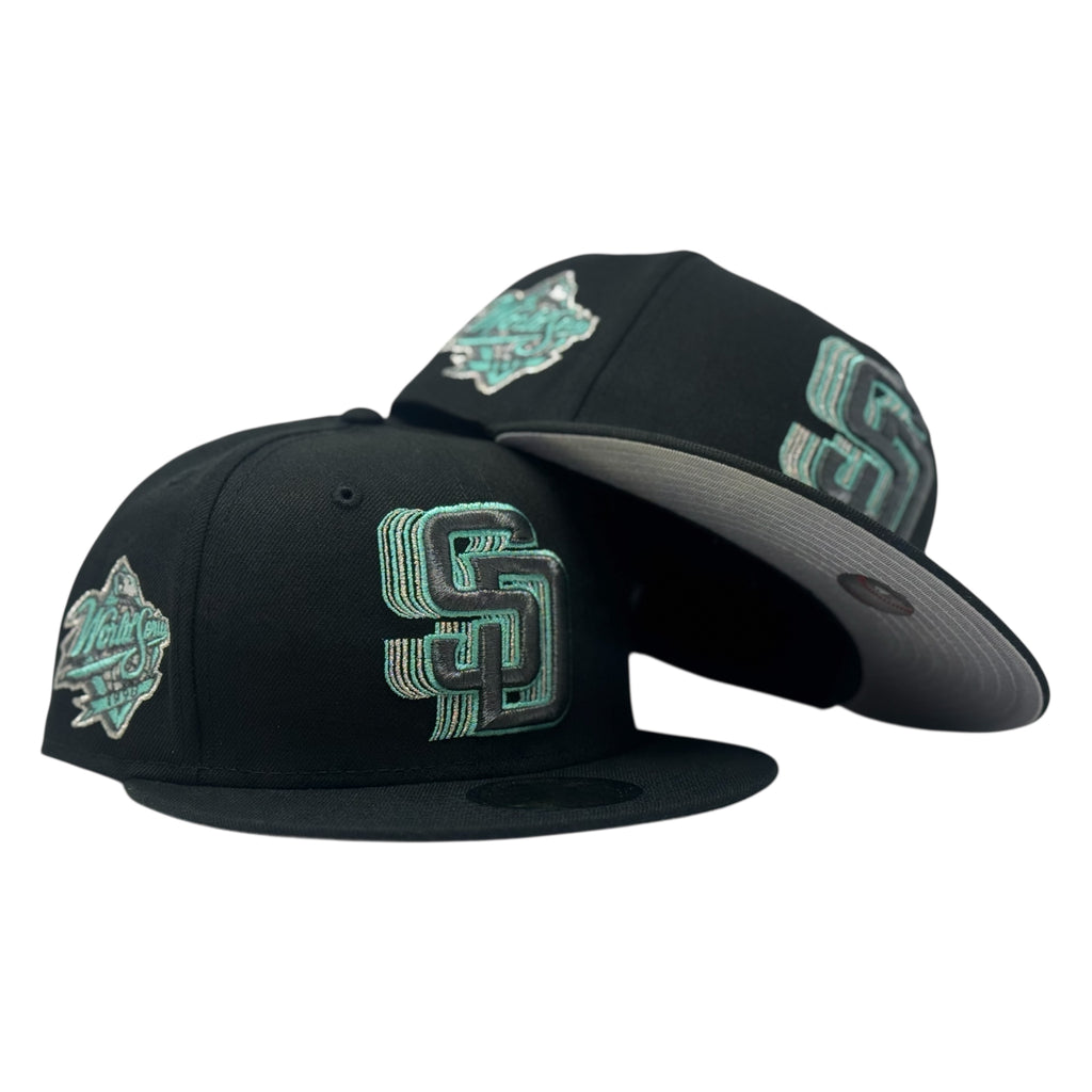 San Diego Padres 1998 World Series Shadow Logo New Era Fitted Hat