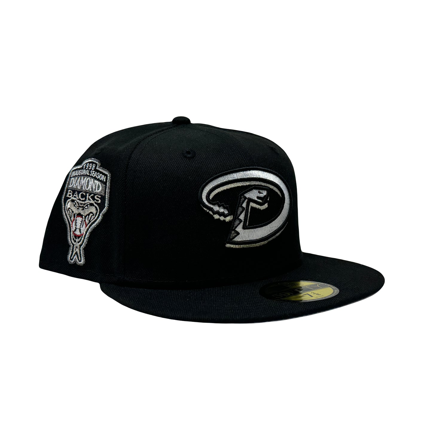 Arizona Diamondbacks 1998 Inaugural Season Sneaker Pack Black 59Fifty New Era Fitted Hat