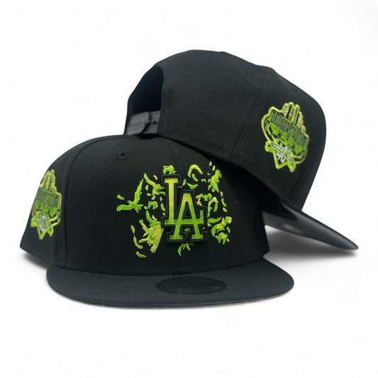 Los Angeles Dodgers "Halloween Pack" Snapback Hats-Black Green