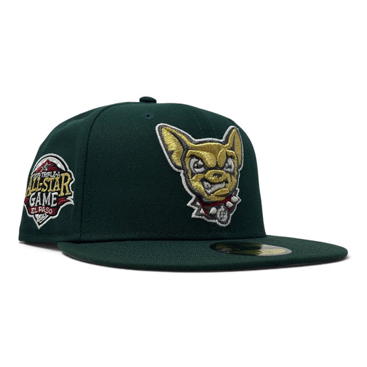 El Paso Chihuahuas 2019 MiLB ASG Patch New Era 59FIFTY Fitted Hat-Green