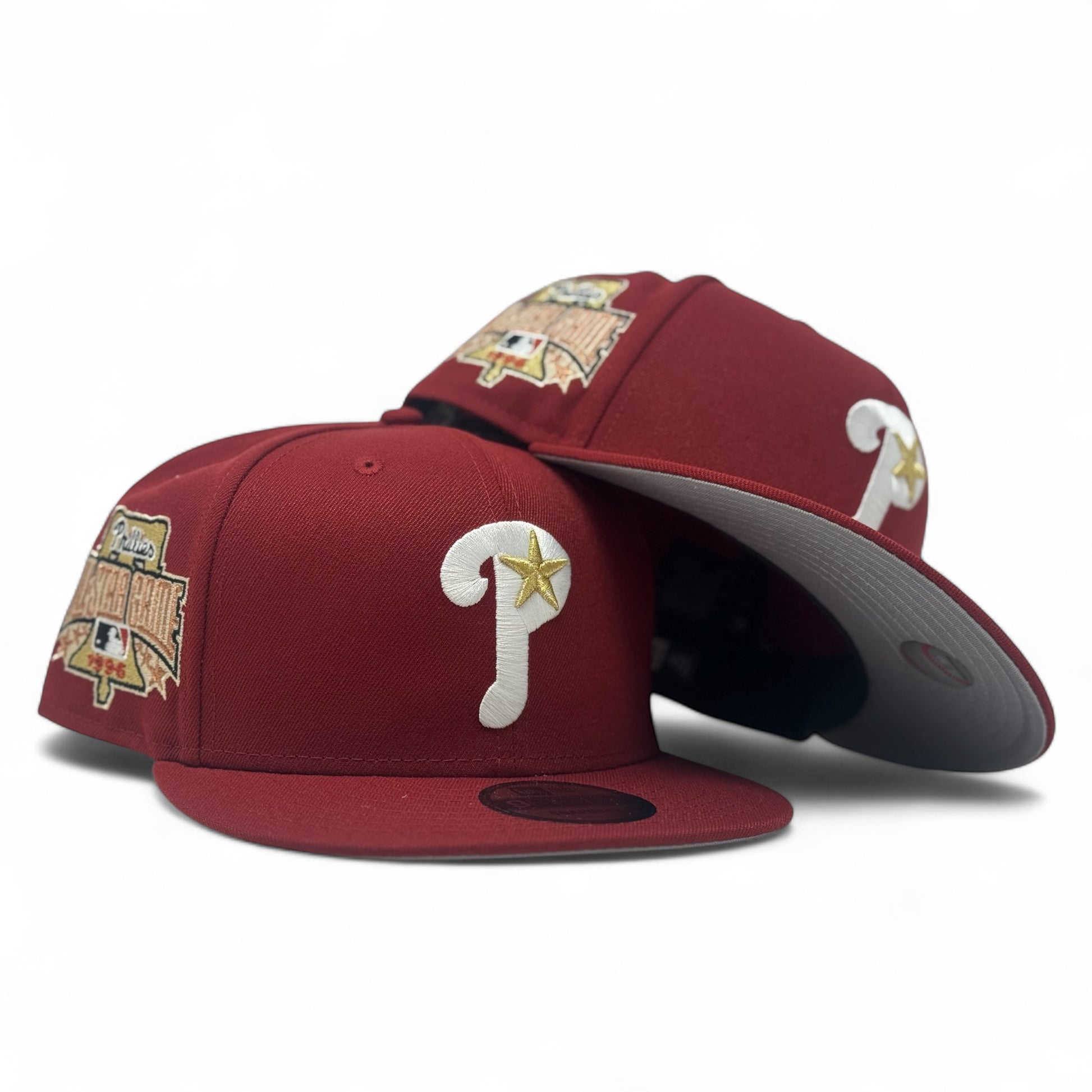 Philadelphia Phillies 1996 All Star Game Snapback Hats-Brick Red