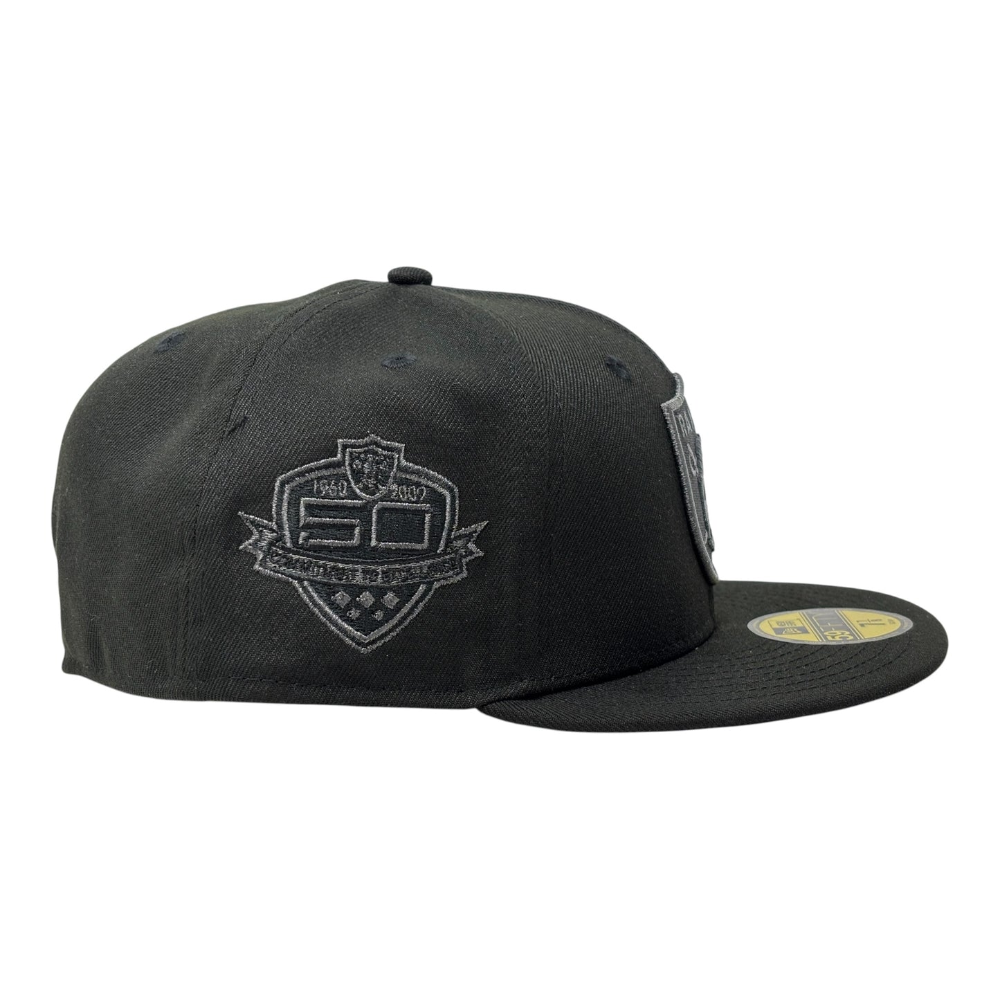 Oakland Raiders 50th Anniversary 59Fifty Fitted Hats-Black