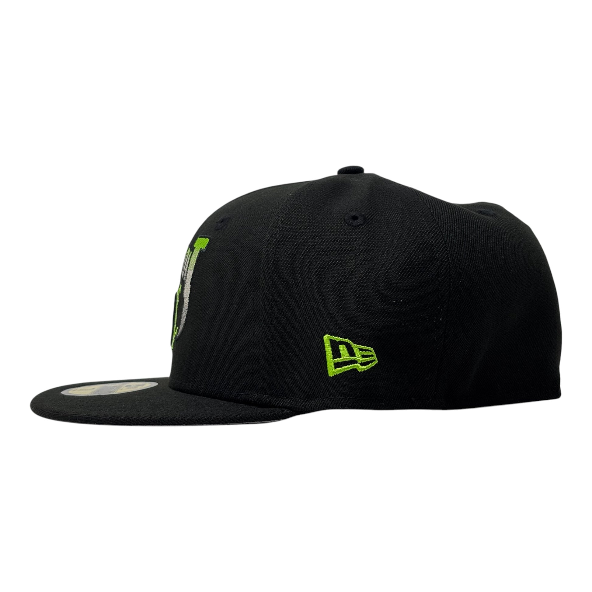 Detroit Tigers 2005 All Star Game "Metallic Pack" New Era Fitted Hat-Black Lime