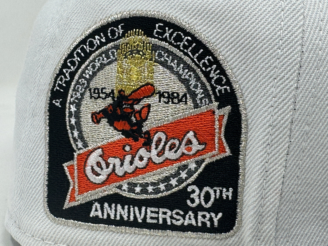 Baltimore Orioles 30th Anniversary White 59Fifty New Era Fitted Hat