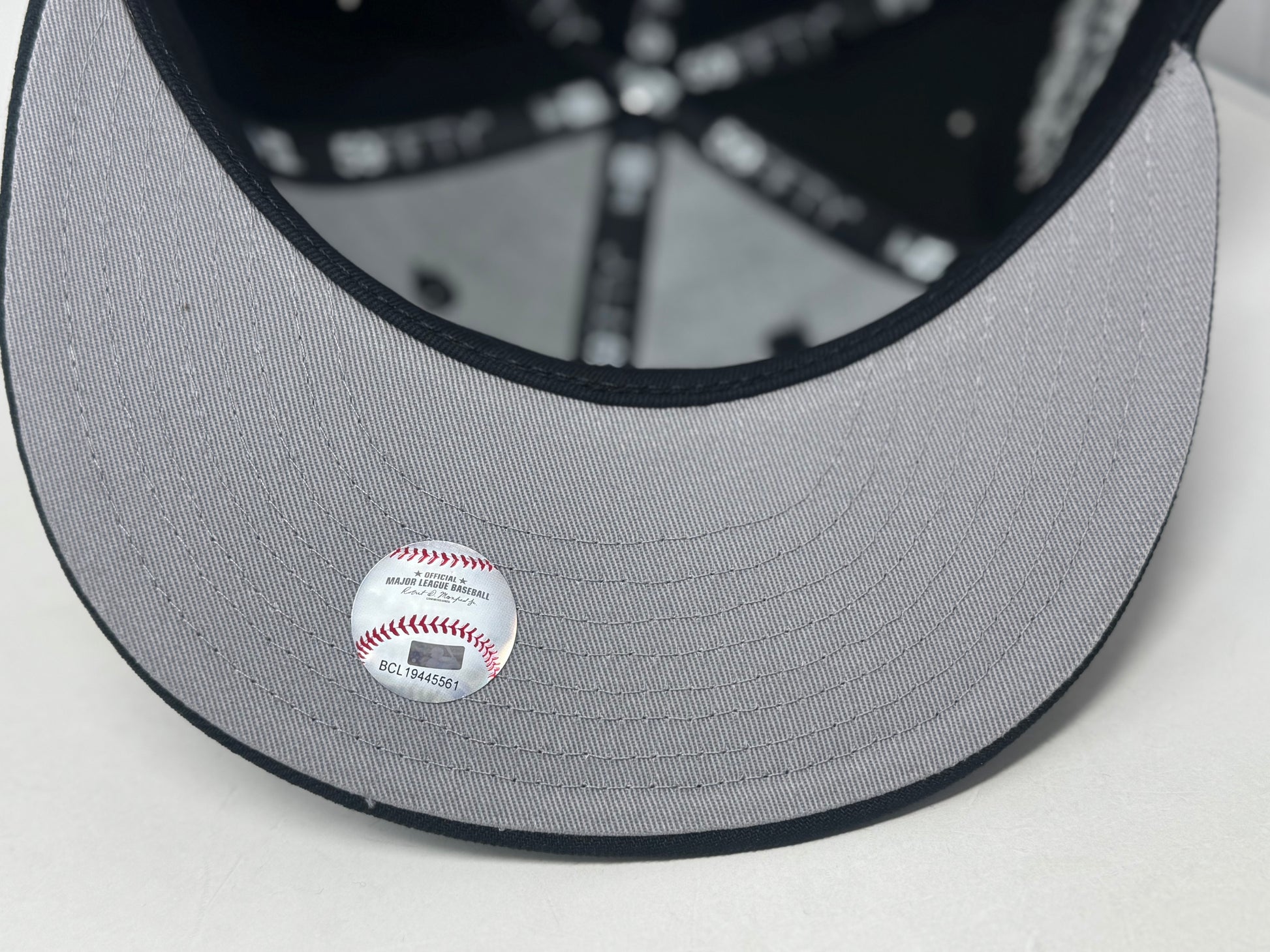 New York Yankees 2000 World Series Champions Shadow Logo Fitted Hats-Black