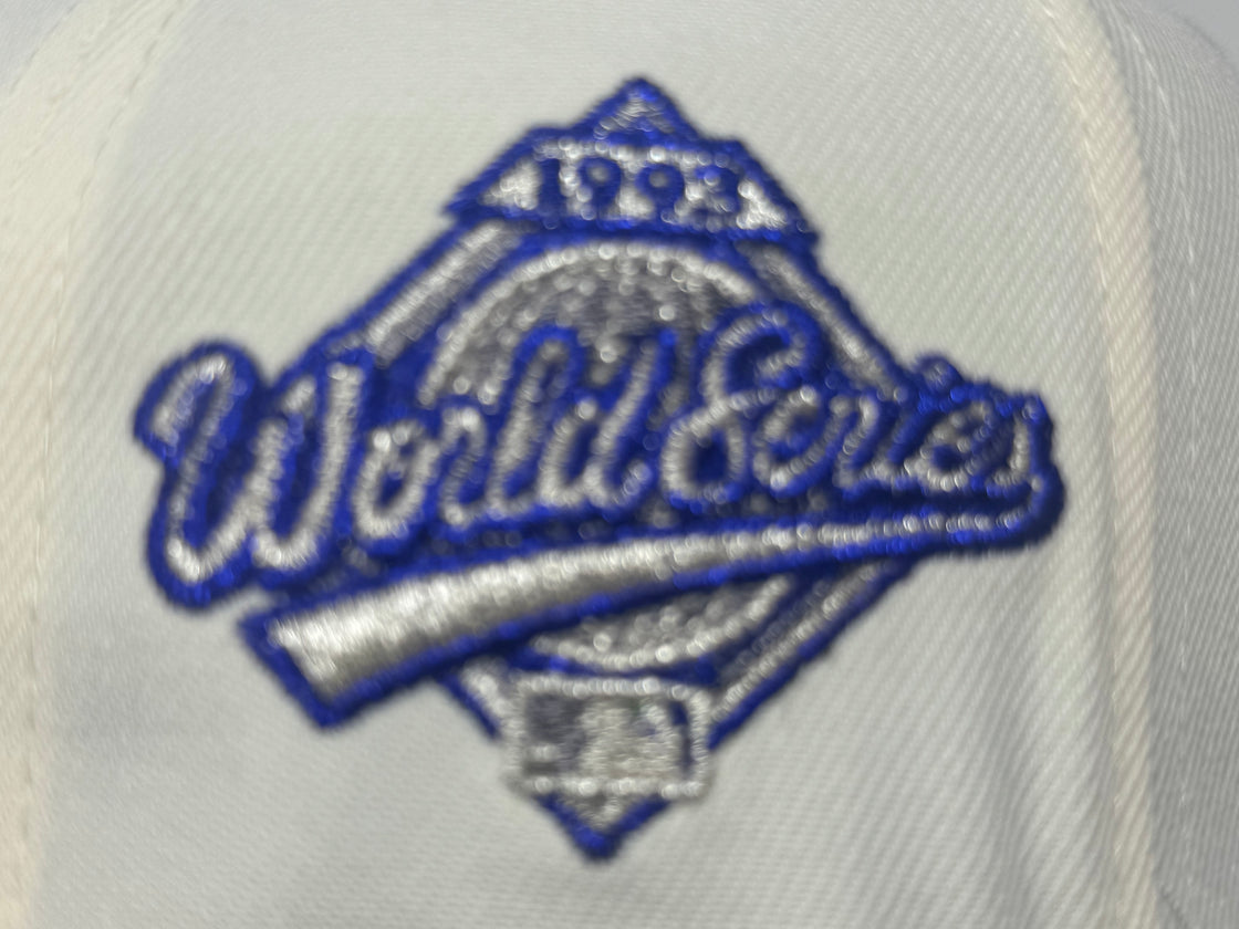 Toronto Blue Jays 1993 World Series Chrome Light Royal Visor Fitted Hats