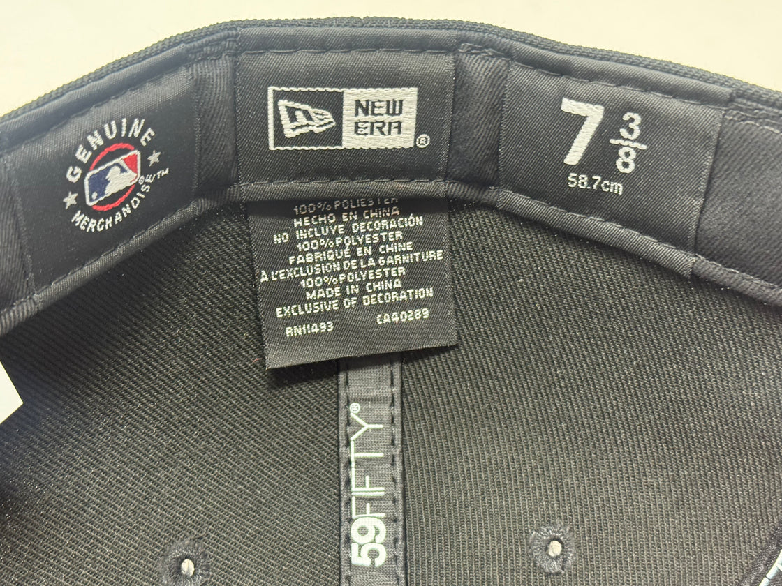 Houston Astros Apollo 11 Red Brim New Era Fitted Hat-Black