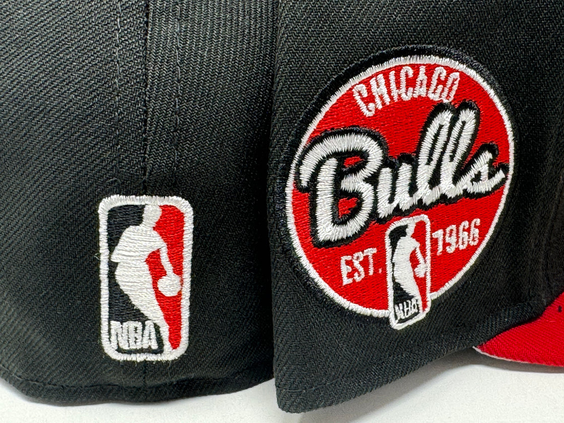 Chicago Bulls 5950 New Era Fitted Hat Black Red