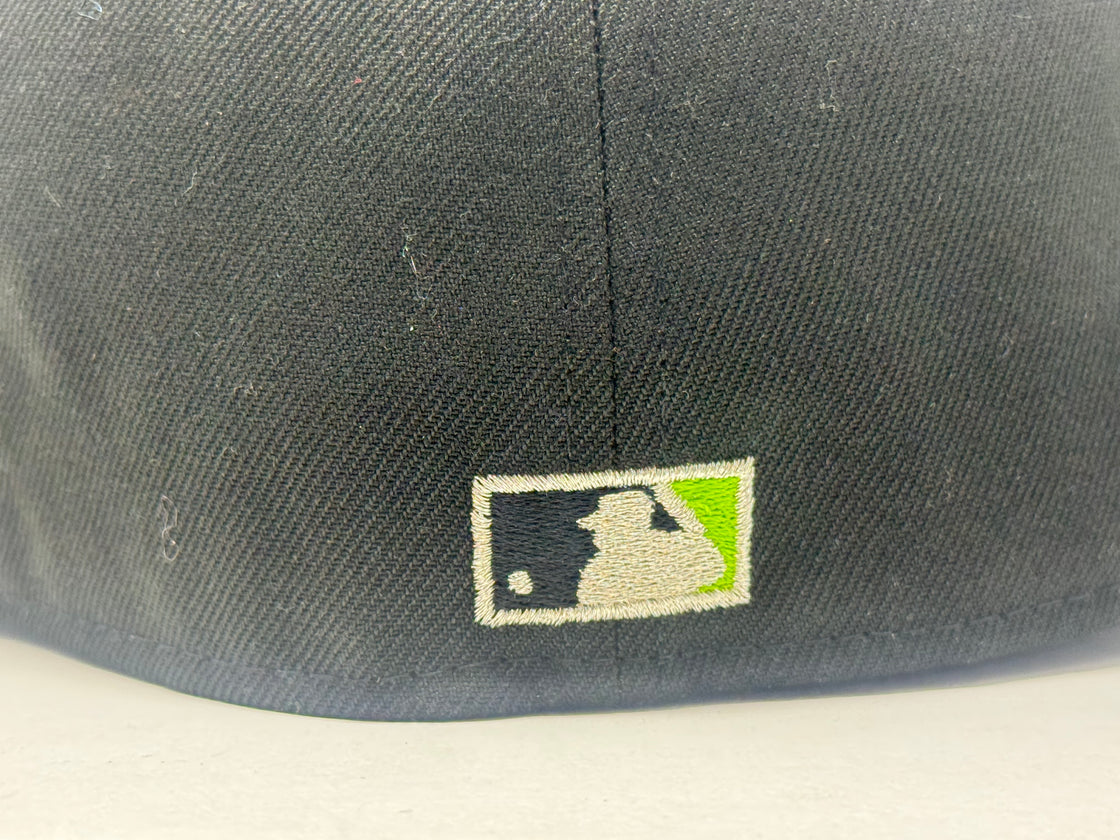 Pittsburgh Pirates 1974 All Star New Era Fitted Hats-Black Lime