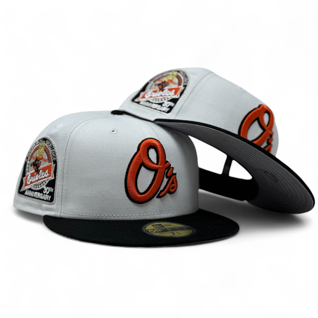 Baltimore Orioles 30th Anniversary White 59Fifty New Era Fitted Hat