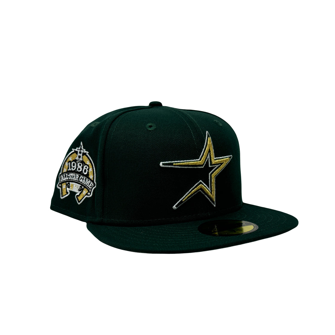 Houston Astros 1986 All Star Game Dark Green 59Fifty New Era Fitted Hat