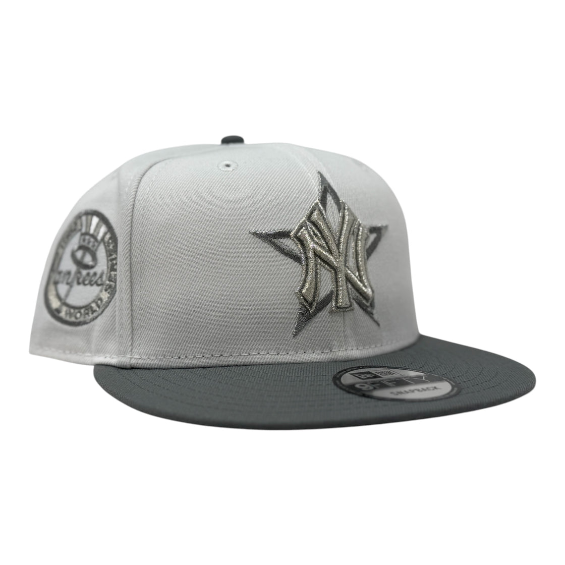 New York Yankees 1962 World Series Snapback Hats-White Crown/Grey Brim